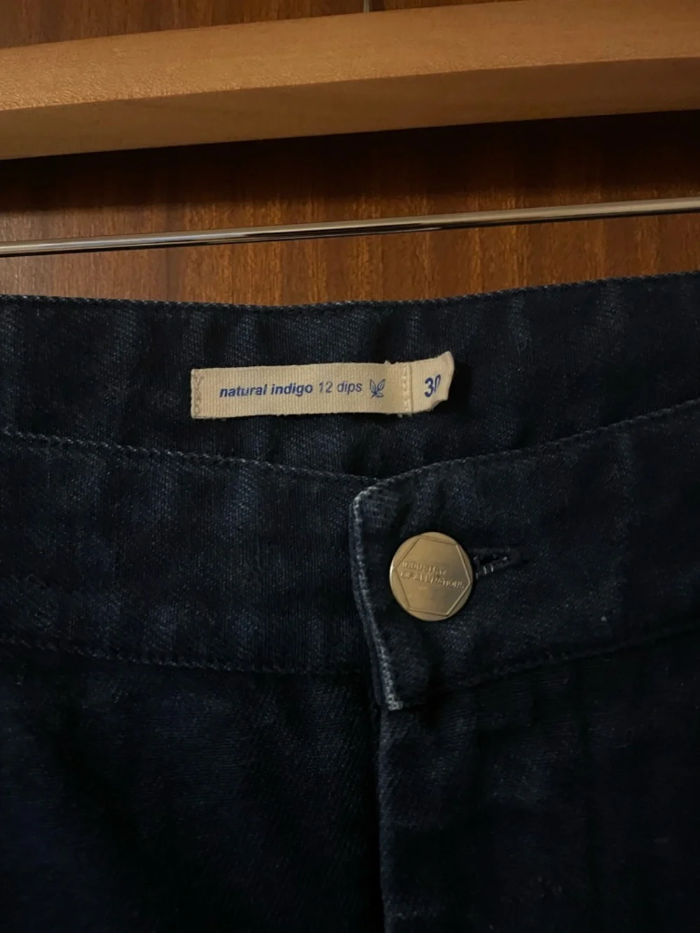 Industry of All Nations Men's Indigo Jeans - Picture 4 of 4